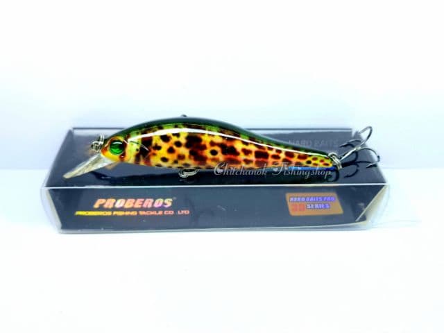 เหยื่อปลั๊ก ยาว9.5ซม.นน. 11.5 กรัมลาย3D งานสวย แบรนด์Proberos รูปที่ 2