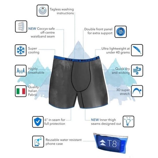 T8 Men's Commandos Running Underwear กางเกงชั้นในผู้ชาย รูปที่ 6