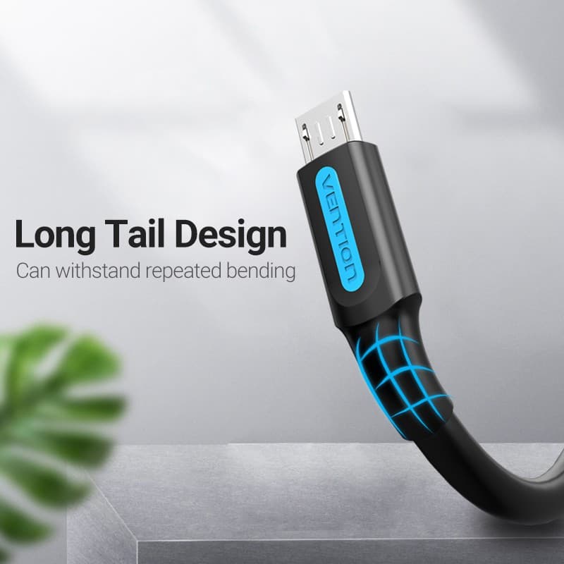 Vention สายชาร์จ Micro usb ชาร์จเร็ว 2A สาย Microusb สําหรับโทรศัพท์ Android สายชาร์จ Micro usb รูปที่ 6