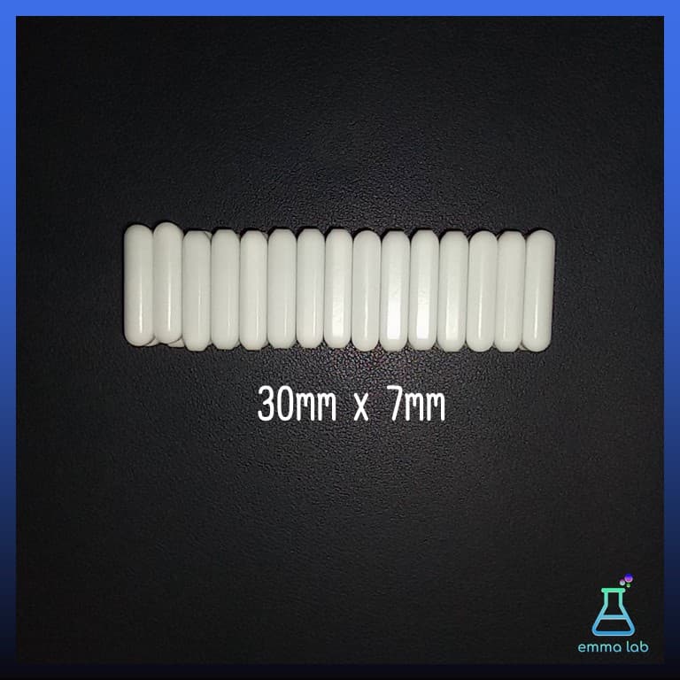 แท่งแม่เหล็กกวนสาร Teflon Magnetic Stirring Bar แท่งแม่เหล็กกวนสาร เคลือบเทปลอน ยาว 15mm, 30mm และ 50mm รูปที่ 3