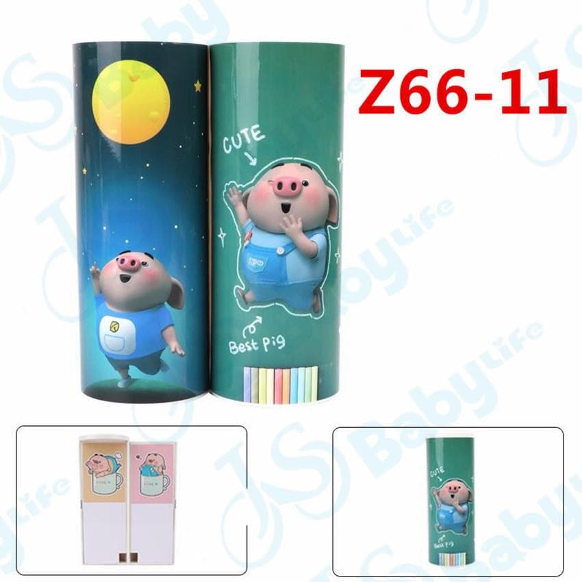 super baby กล่องดินสออเนกประสงค์รูปแบบใหม่ มีเครื่องคิดเลขในตัว มีกระจกตัว ลายการ์ตูนน่ารัก รุ่น：Z66 รูปที่ 3