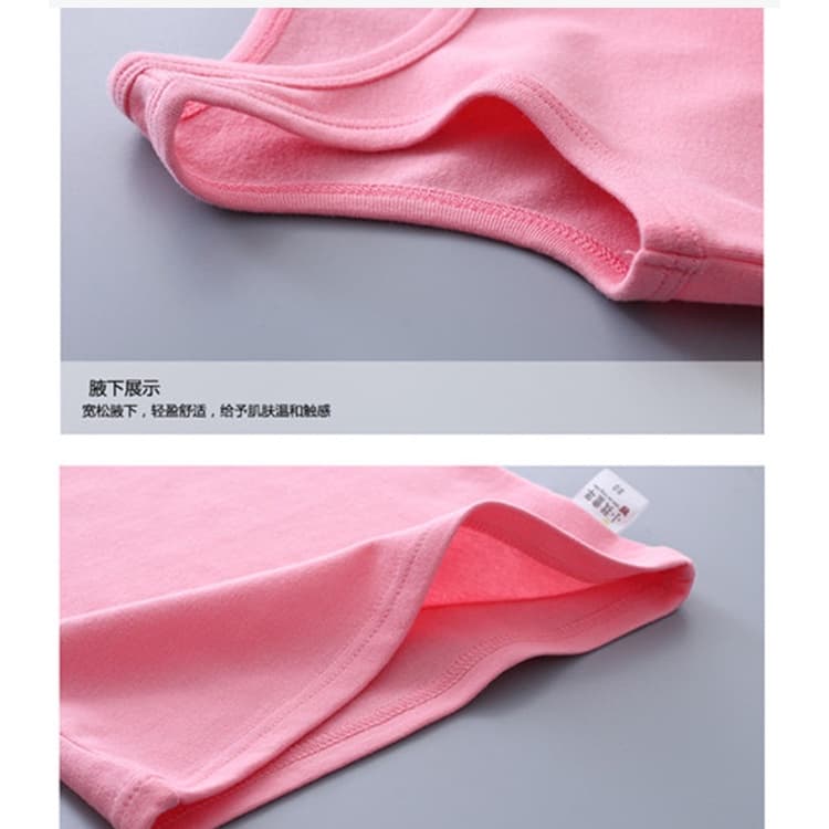 เสื้อกล้ามเด็ก หญิง/ชาย underwear ผ้าฝ้ายแท้100% 2-13ขวบ/เสื้อชั้นในเด็กระบายอากาศ รูปที่ 7