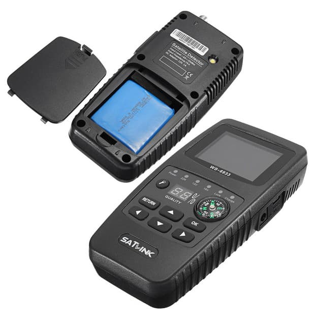 Satlink WS-6933 DVB-S/S2 เครื่องค้นหาสัญญาณดาวเทียม เครื่องค้นหาและระบุตำแหน่งดาวเทียมดิจิทัล หน้าจอ LCD รูปที่ 6