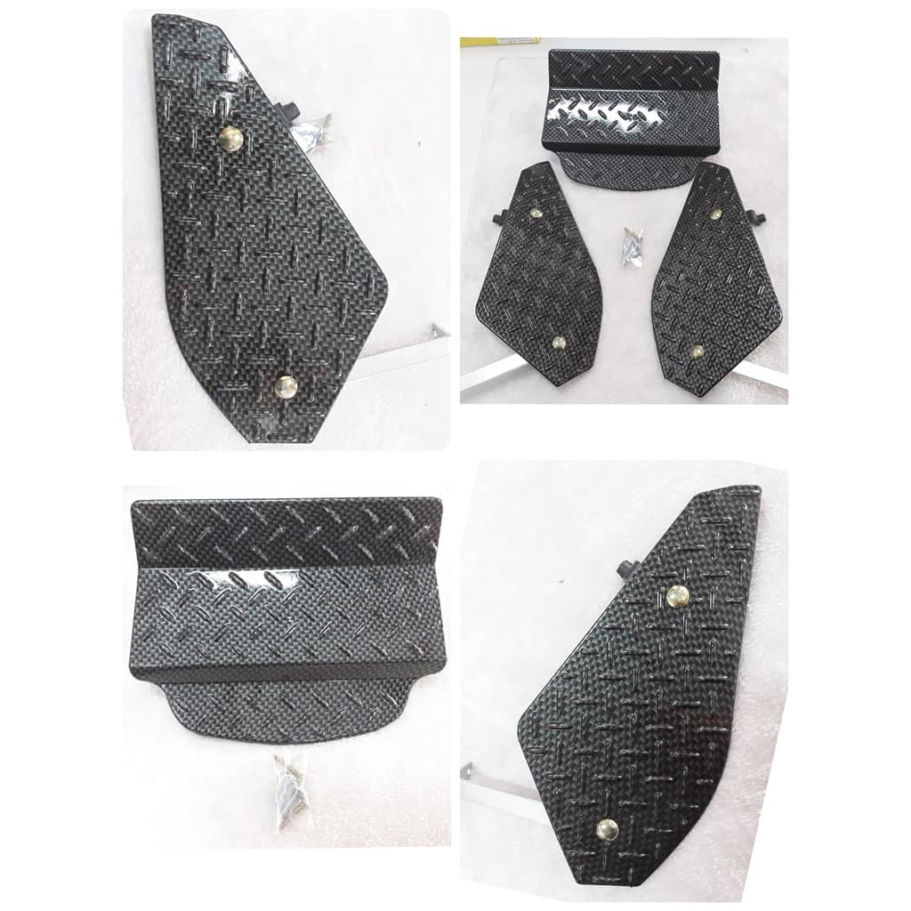 ปิดใต้เบาะ รุ่น ZOOMER X เก่าและรุ่นใหม่ ลายแคปล่าดำ 5D ปิดใต้เบาะงานแคปล่าดำ สินค้าแข็งแรง คุณภาพ รูปที่ 2