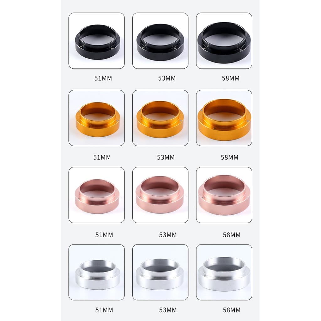แหวนครอบด้ามชงกาแฟ แหวนครอบโดสกาแฟ Coffee Dosing Ring Aluminium รูปที่ 8
