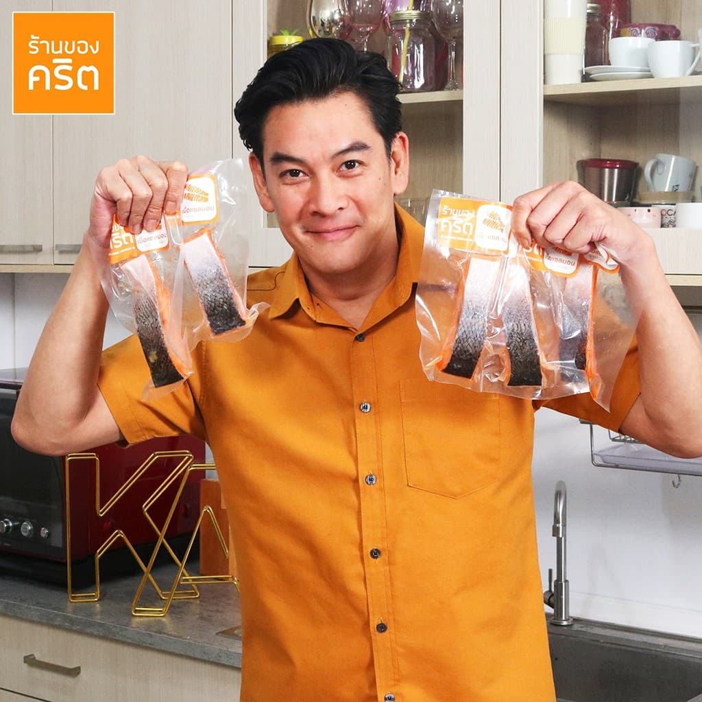 PRO2 *แซลมอนชาคริต* 20 ชิ้น ส่งแช่แข็งฟรี -เนื้อแซลมอน นอร์เวย์ ไร้ก้าง ทานดิบได้- ร้านของคริต ชาคริต แย้มนาม ร้านชาคริต รูปที่ 2