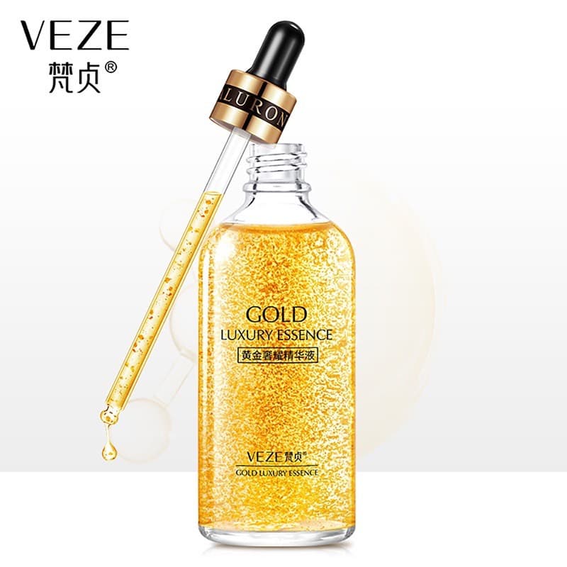 เซรั่มเพียวโกลด์ VENZEN 24K PURE GOLD SERUM 100ml. เซรั่มทองคำบริสุทธิ์ 24k ลดริ้วรอย หน้าขาวใส รักษาฝ้า กระ ยกกระชับผิว รูปที่ 5