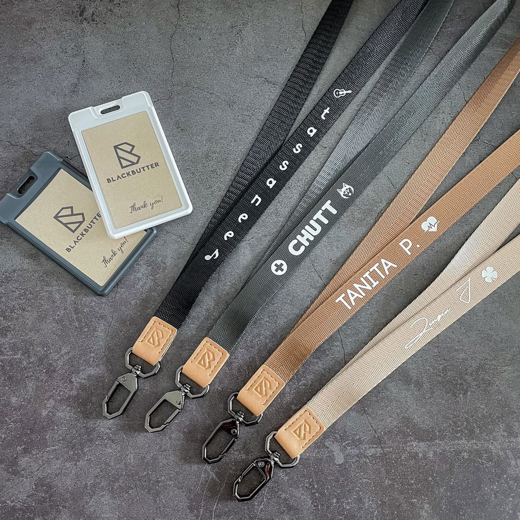 สายคล้องคอ ใส่ชื่อ/ข้อความฟรี สายบัตรพนักงาน - Personal Lanyard รูปที่ 8