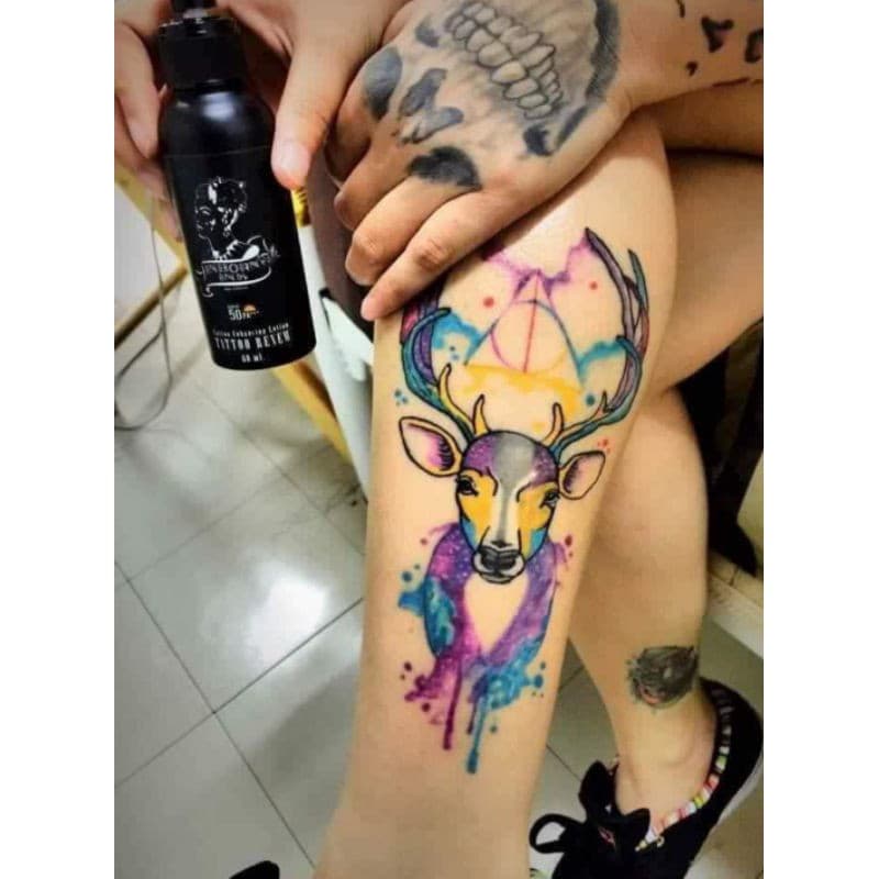 ทุกวัน ครีมบำรุงรอยสัก inbornink ขวดดำ รอยสักสีเข้มสีชัดสีสดขึ้น รอยสักเก่า รอยสักเดิมที่มีอยู่ ป้องกันแสงแดด รูปที่ 4