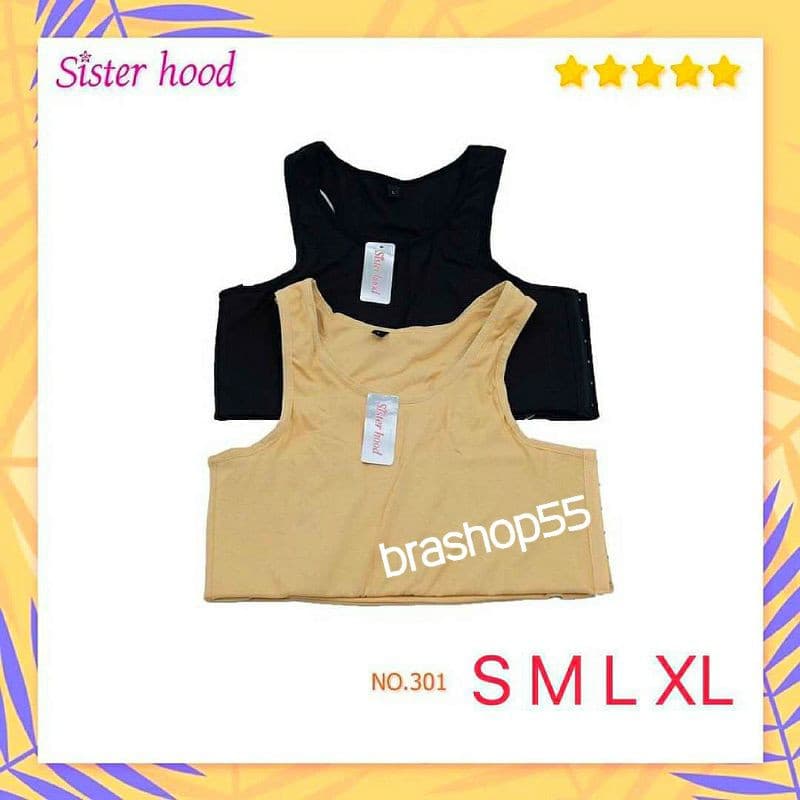 301# เสื้อกล้ามทอม Sisterhood301 มีแผ่นสเตย์ด้านใน​ เก็บแน่นกระชับ แบนเรียบอย่างมันใจ ไซร์ M L XL รูปที่ 8