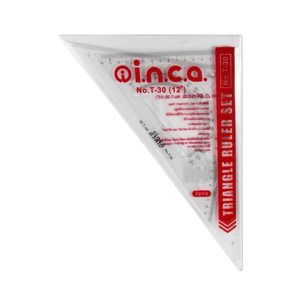 ไม้ฉาก ฉากสามเหลี่ยมคู่ INCA 12 นิ้ว รูปที่ 1