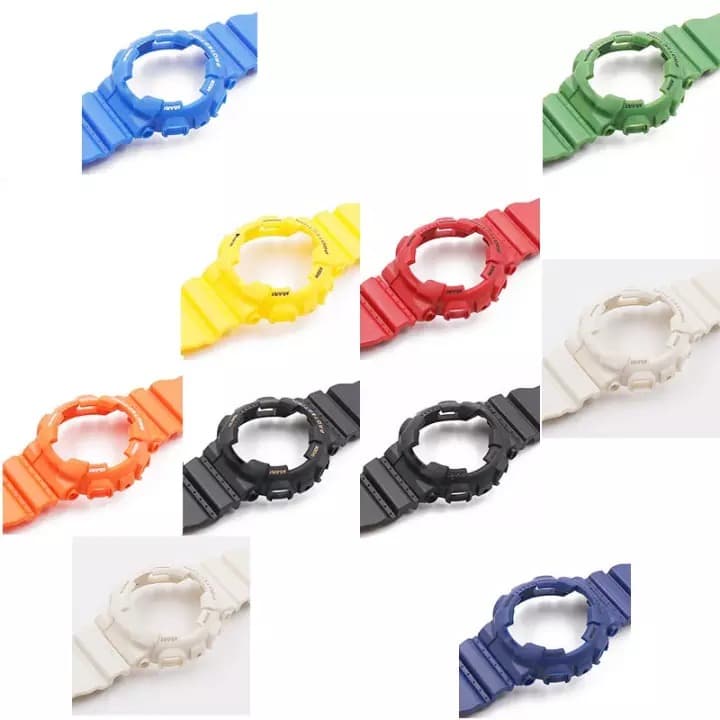 สายนาฬิกาซิลิโคนพร้อมเคส /watchband +bezel สําหรับชาย GA-110 GA100 GA120 GA-140 GA150 GD-120 / GLS100/110-100/110/120 ชุดซิลิโคน + เครื่องมือ รูปที่ 4