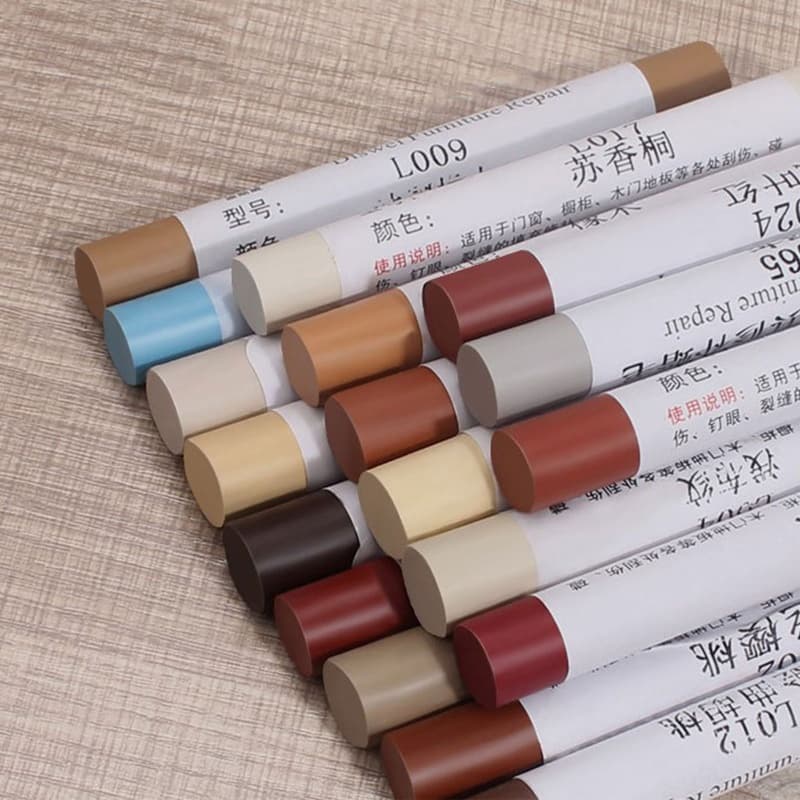 Yu ปากกาขี้ผึ้ง สําหรับซ่อมแซมเฟอร์นิเจอร์ไม้ 20 สี รูปที่ 8