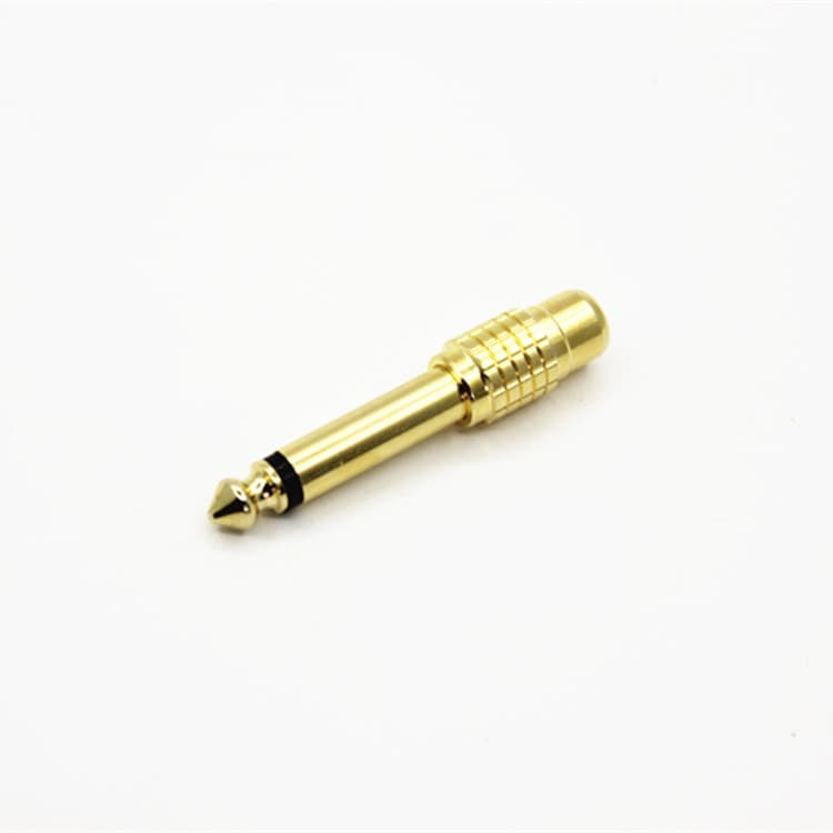 อะแดปเตอร์ปลั๊กเสียบเชื่อมต่อเสียง mono rca ตัวผู้ เป็น rca ตัวเมีย สําหรับลําโพง ktv ใช้ในบ้าน 6.35 มม. 1/4 นิ้ว รูปที่ 2