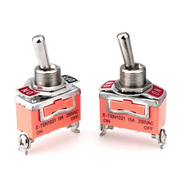 1 ชิ้น สวิตช์โยก สีทอง SUCN-1021 2 ทาง on-off 15A 250V/ สวิตซ์ mts - 102 spdt 6A 125VAC/3A 250VAC switch รูปที่ 5