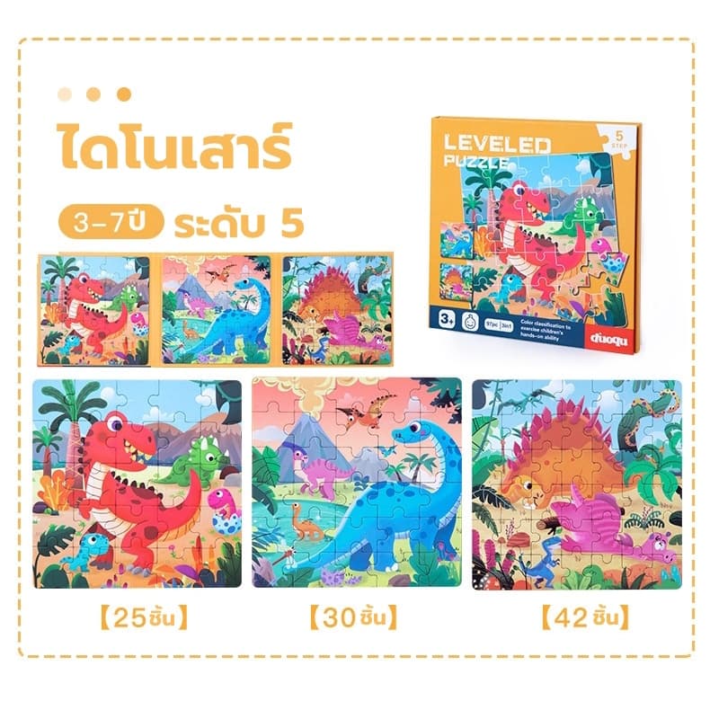 Simply Baby จิ๊กซอ หนังสือจิ๊กซอว์แม่เหล็ก จิ๊กซอว์เด็ก ตัวต่อเด็ก 3รูปในเล่มเดียว เสริมสร้างพัฒนาการ รูปที่ 8