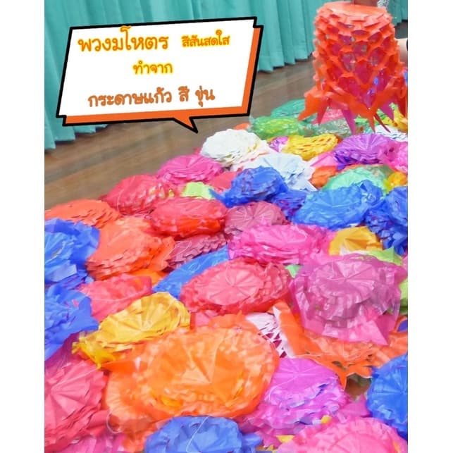 กระดาษแก้วขุ่น หรือ กระดาษแก้วว่าว ใช้รองขนมปุยฝ้าย ห่อท๊อฟฟี่ หรือใช้ทำพวงมโหตรได้ด้วยจ้า มีแบบ 12 แผ่น และ 20 แผ่น รูปที่ 4