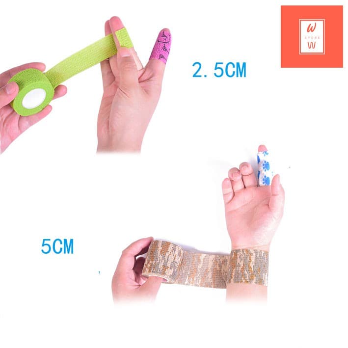 ผ้าล็อค โคแบน *ครบ 6 แถม 1 ผ้าพันแผล เทปพันแผลแบบยืดหยุ่น เทปพันออกกำลังกาย เทปพันกระบอก ส่งทุกวัน รูปที่ 3