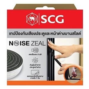 เทปกันเสียง NoiseZeal SCG สำหรับบานประตู-หน้าต่าง แบบสไลด์ รูปที่ 1