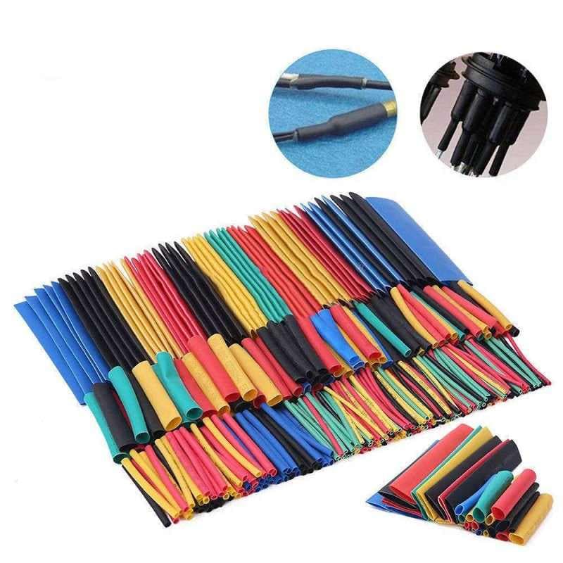 New Alitech 164 ชิ้นสีผสมความร้อนท่อหดฉนวนกันความร้อนท่อหดแขน 164pcs Assorted Shrinking Heat Shrink Tube Wrap รูปที่ 6
