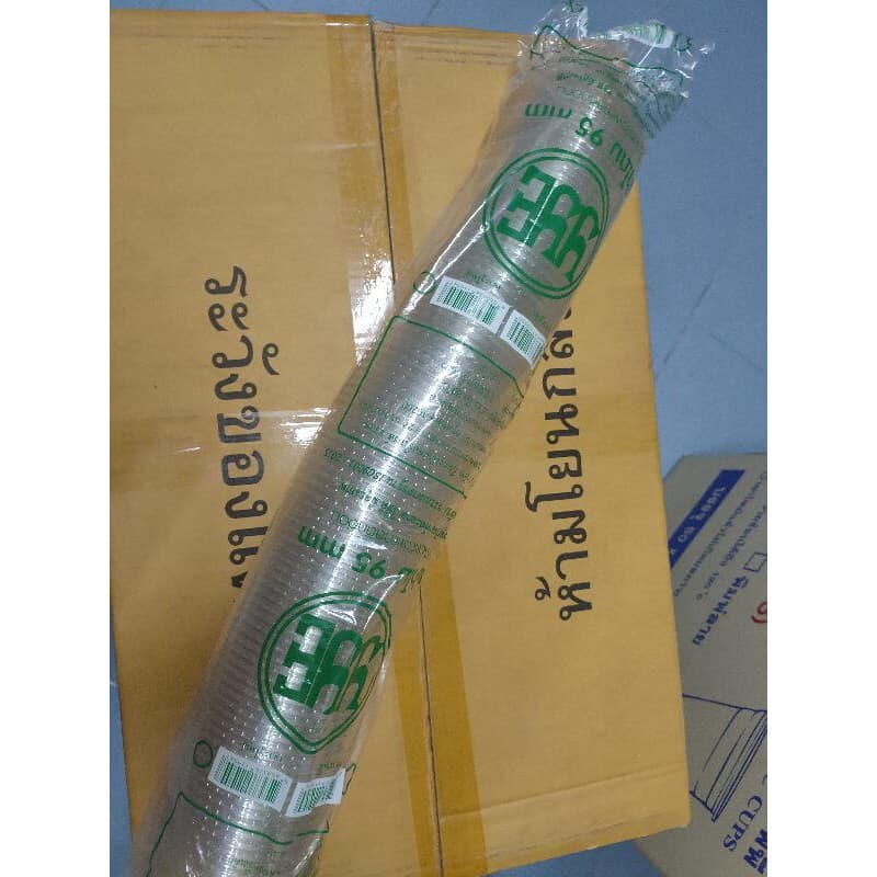 ฝาโดมYYE ปิดแก้วพลาสติก ปาก95 สีใส :จำหน่าย 1000ฝา ครึ่งลัง และ 2000ฝา รูปที่ 3