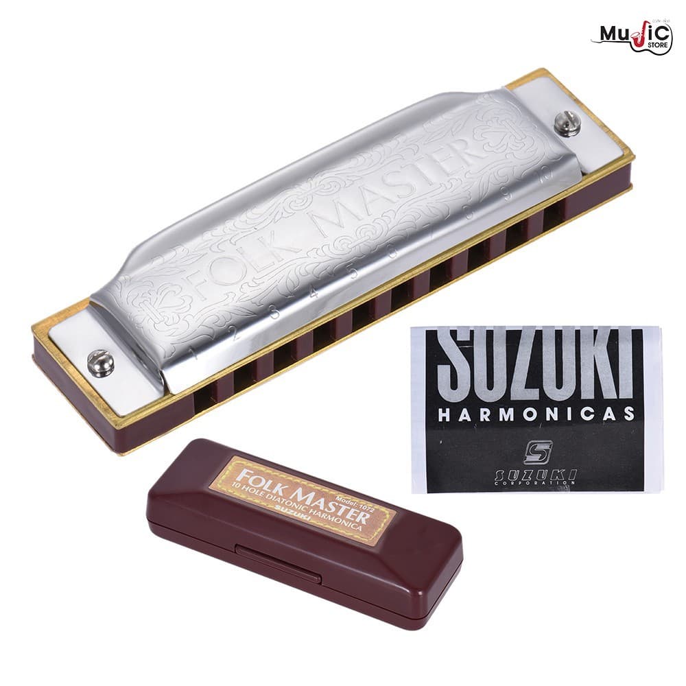 Suzuki เมาท์ออแกน รุ่น SU-1072 Folkmaster 10 ช่อง มีให้เลือกทุกคีย์ รูปที่ 3
