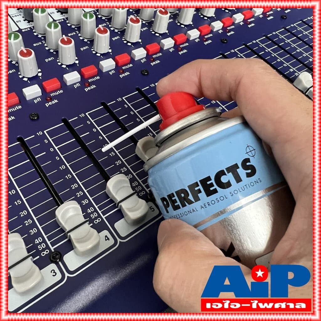 กล่อง12กระป๋อง Perfects สเปรย์ กระป๋องฟ้า 200ml Degreaser Cleaner contact cleaner สเปรย์ฟ้า Perfect ทำความสะอาดคราบออ... รูปที่ 2