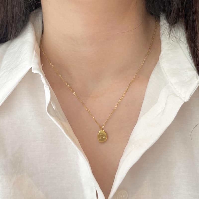 A.piece สร้อยแสตนเลส Adorable necklace รูปที่ 7