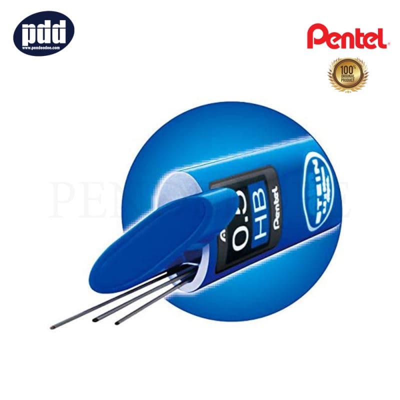 ดินสอกด PENTEL Graphgear 500 Mechanical Drafting Pencil - ดินสอกดเขียนแบบ กราฟเกียร์ 500 ด้ามสีเงิน 0.3, 0.5, 0.7, 0.9มม รูปที่ 5