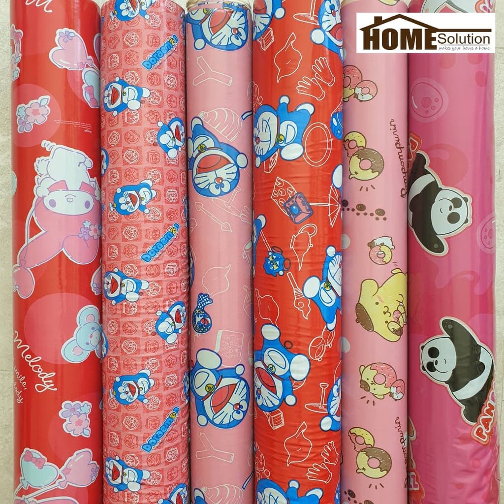 เสื่อ ลาย คิตตี้ เสื่อน้ำมัน หน้ากว้าง1.38เมตร hello kitty ลายดีสนีย์ สไปเดอร์แมน โดเรม่อน มิ้กกี้เม้าส์ รูปที่ 1