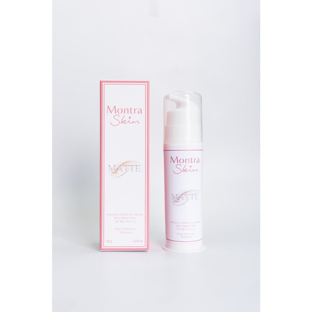 Montra Skin Matte SPF 50 PA+++ ครีมลงผิวตัว ครีมลงผิวผ่อง กันน้ำ กันแดด ไม่ติดชุด ไม่ติดขน ไม่ติดเบาะรถ รูปที่ 1