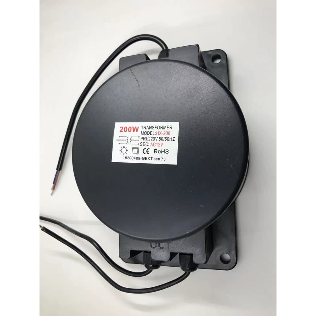 หม้อแปลงไฟสระว่ายน้ำTransformerหม้อแปลงไฟใต้น้ำหม้อแปลงกันน้ำ AC-DC12V-24V รูปที่ 6