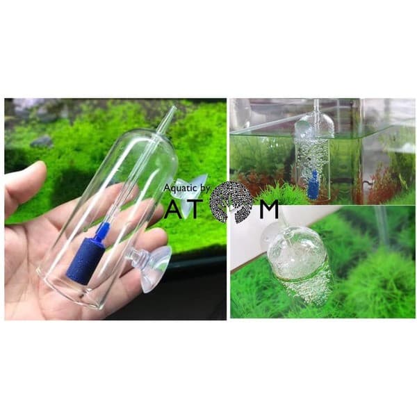 ครอบแก้วหัวทรายกันน้ำกระจายออก Air Stone Glass Cover รูปที่ 2