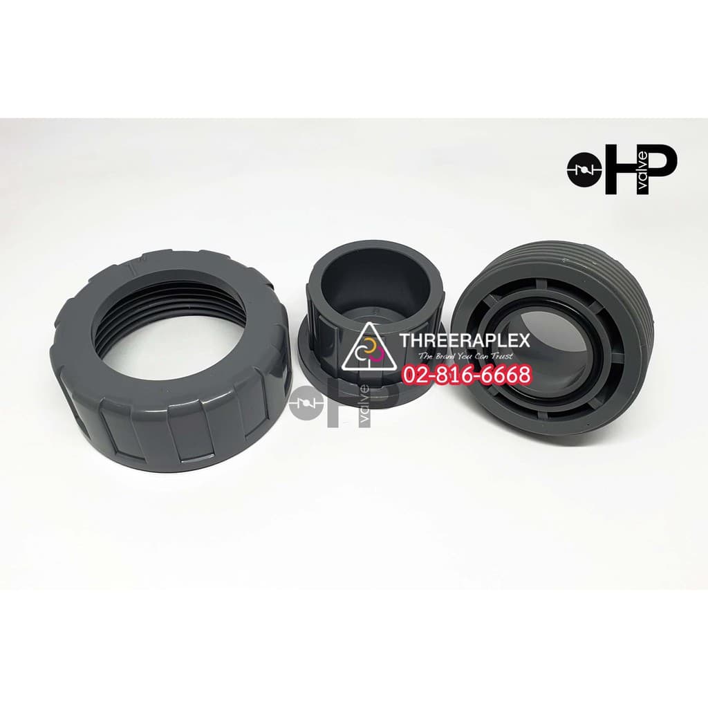 ข้อต่อยูเนี่ยน UPVC ยูเนี่ยนUPVC ขนาด 1 นิ้ว ใช้สวมกับท่อpvcสีฟ้า ยูเนี่ยนข้อต่อpvc ข้อต่อตรง ข้อต่อพีวีซี รูปที่ 4