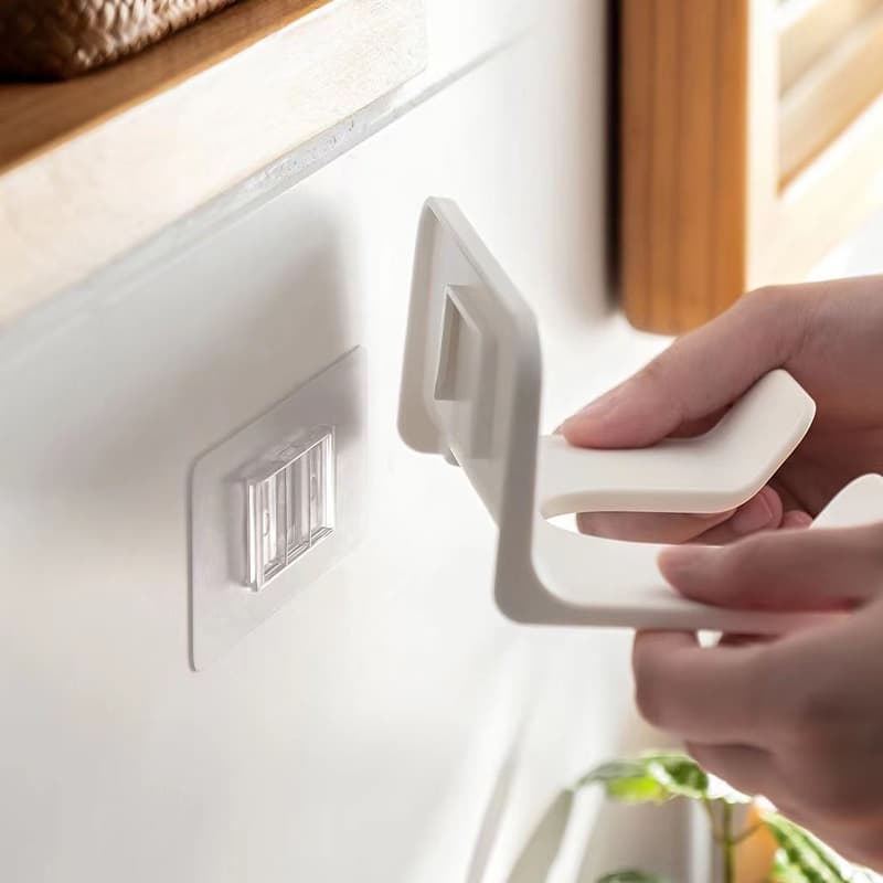 Goody Home ที่วางไดร์เป่าผม ใช้สติกเกอร์ในการติดตั้ง ช่องวางไดร์ กว้าง 5.2* ลึก 6Cm ด้ามไดร์ของลูกค้าต้องเล็กกว่า 5 Cm. รูปที่ 5