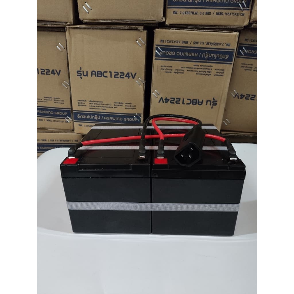แบตเตอรี่แห้ง 24v 12ah สำหรับเครื่องตัดหญ้าแบตเตอรี่ อัศวินโน่ 600 วัตต์ 24v รูปที่ 2