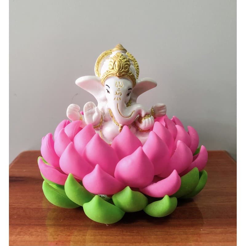 พิฆเนศ พระพิฆเนศ ganesha ประทานพร องค์เล็กสูง6.5cm. ตั้งหน้ารถ โต๊ะทำงาน รูปที่ 2