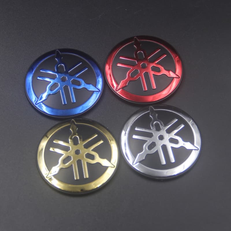 โลโก้ Yamaha Tmax Xmax Nmax พลาสติกชุบ โลโก้ ABS Motorcycle Emblem 50mm รูปที่ 1