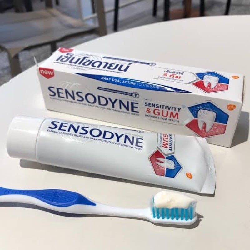 Sensodyne Sensitivity & GUM ลดปัญหาเสียวฟัน / Rapid Action / รีแพร์ & โพรเทคท์ ไวท์เทนนิ่ง 100 กรัม รูปที่ 5