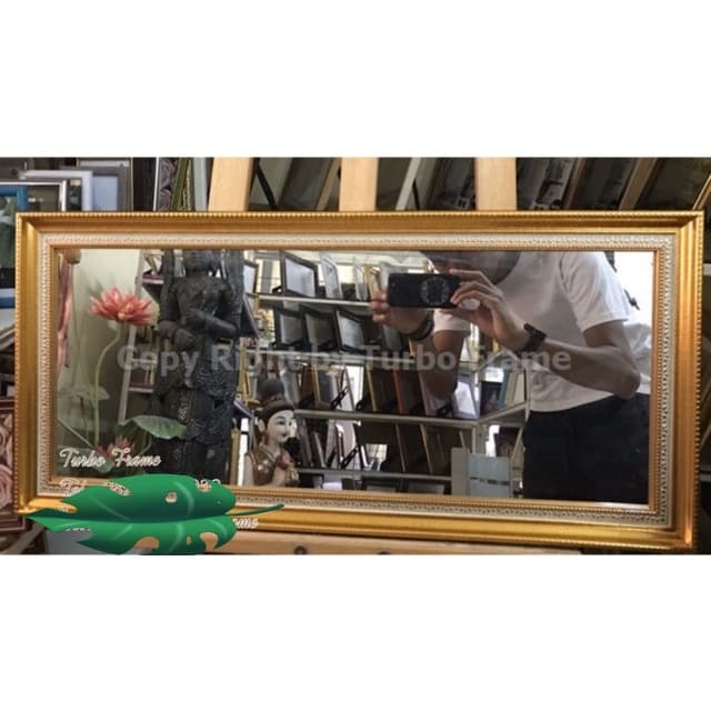 กรอบรูปใส่ภาพหมู่ เพื่อนเรียนทั้งห้อง ขนาด 12”x24”, 16x24", A2, 15x21",16x24"พร้อมกระจก และห่วงแขวนผนัง รูปที่ 2
