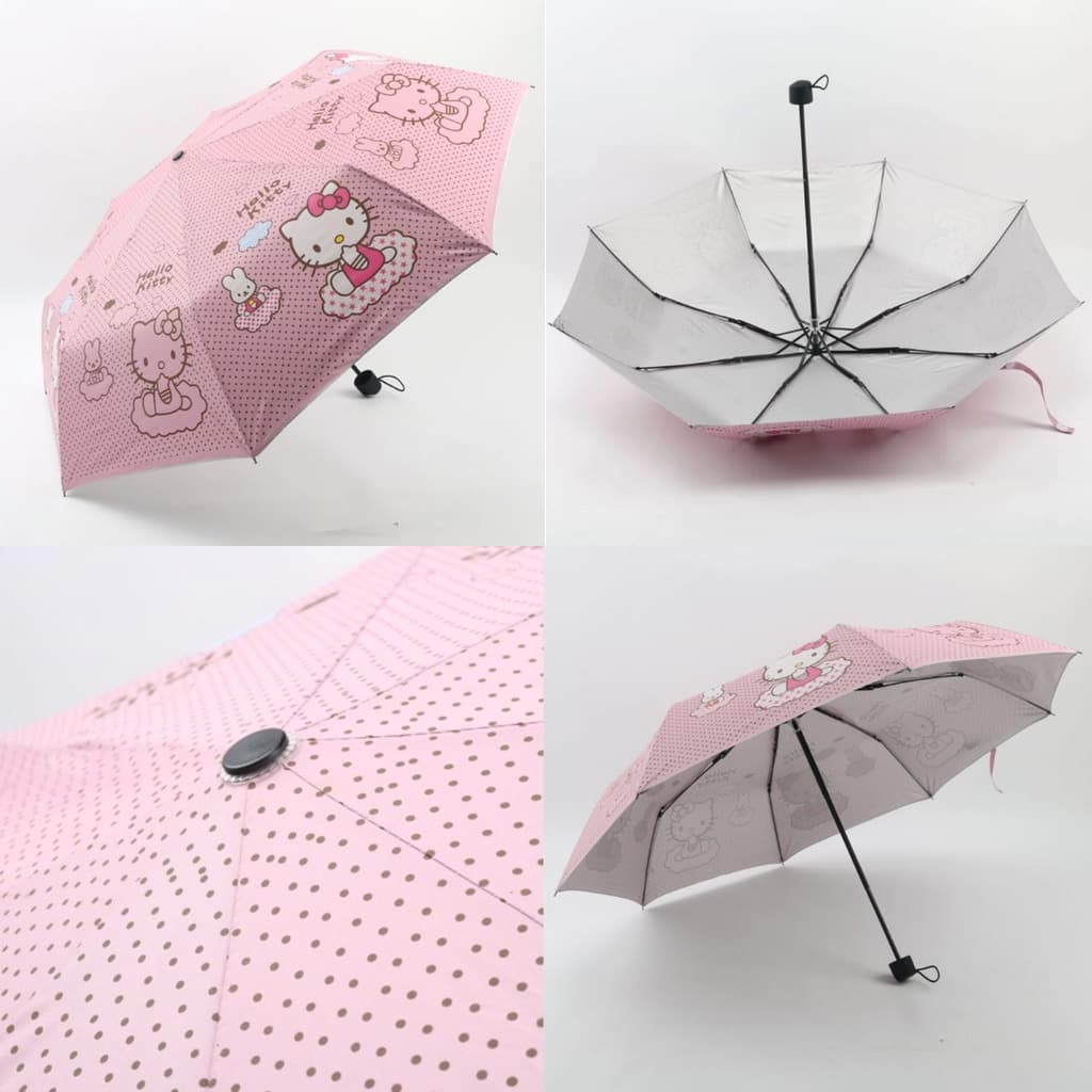 ร่มพับพกพา กันแดด กันUV ลายการ์ตูน Umbrella | Bluerubystore รูปที่ 4