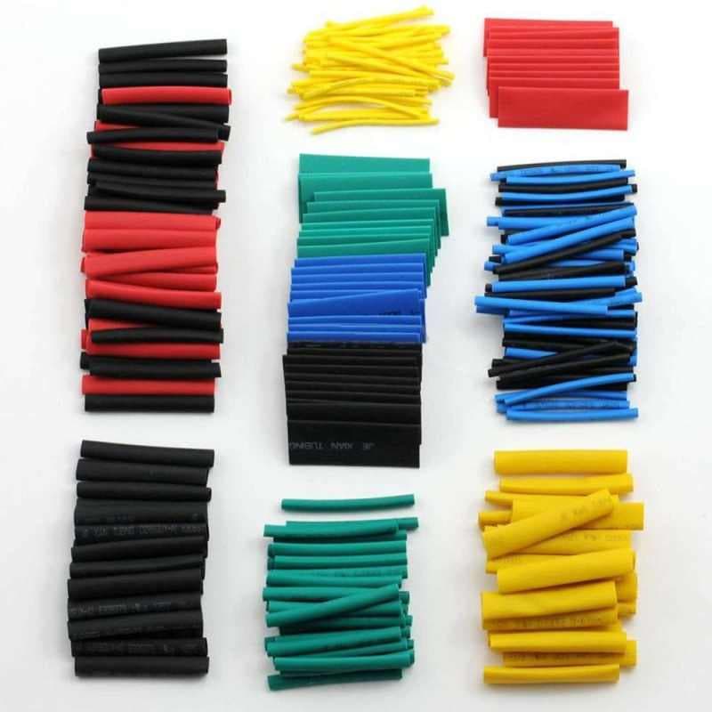 New Alitech 164 ชิ้นสีผสมความร้อนท่อหดฉนวนกันความร้อนท่อหดแขน 164pcs Assorted Shrinking Heat Shrink Tube Wrap รูปที่ 4