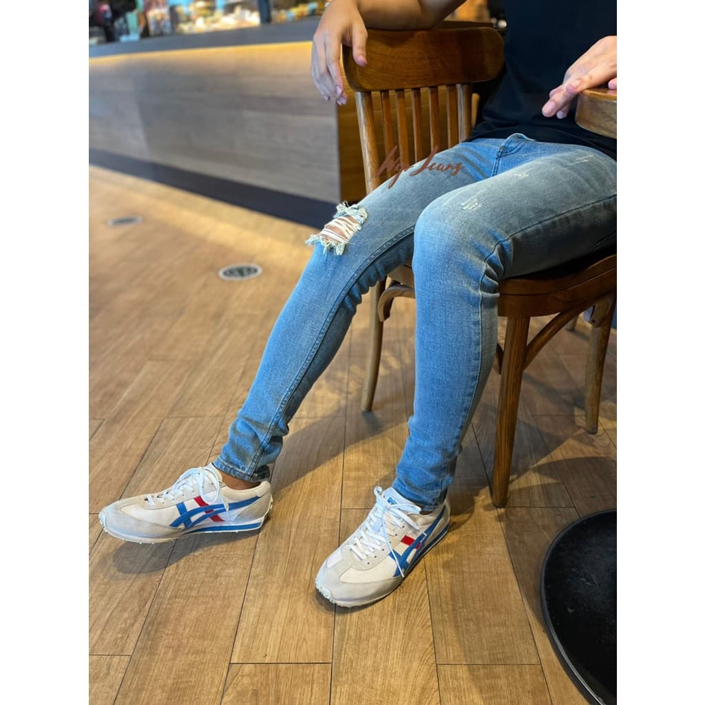 ‍ กางเกงยีนส์ผู้ชาย ขาเดฟ ทรงสกินนี่ ผ้ายืด‍ skinny jeans men รูปที่ 3