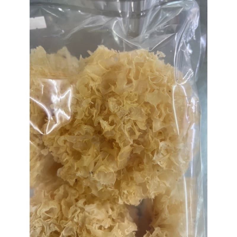 เห็ดหูหนูขาวไม่ฟอกเกรดAAAAA250g 白木耳 รูปที่ 2