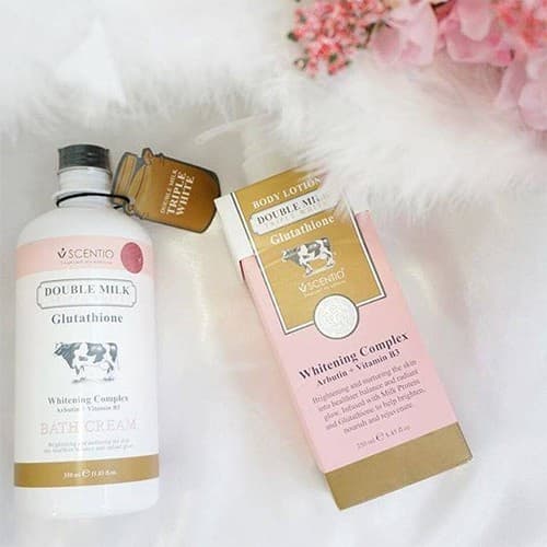 SCENTIO DOUBLE MILK TRIPLE BRIGHT BODY LOTION เซนทิโอ ดับเบิ้ลมิลค์ ทริปเปิ้ล ไวท์ บอดี้ โลชั่น รูปที่ 5