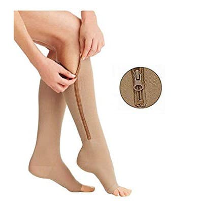 Zip Sox ถุงเท้าเพื่อสุขภาพ ลดปวดเท้า/น่อง รักษาเส้นเลือดขอด ใช้ดีมาก ผ้าหนา กระชับมาก รูปที่ 6