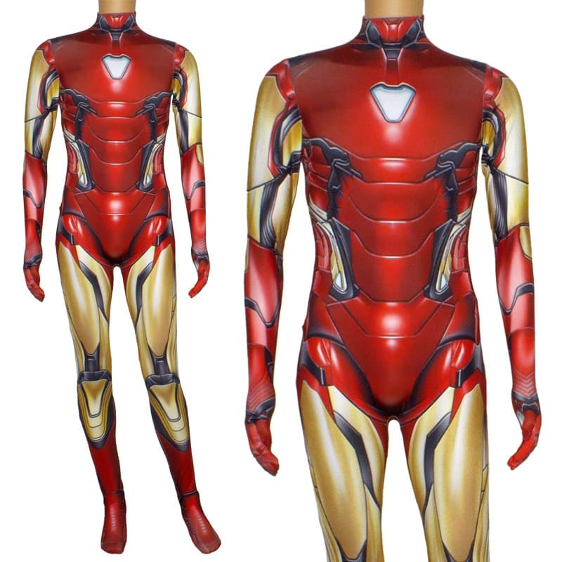 ชุดจั๊มสูทคอสเพลย์ Iron Man Endgame Superhero เหมาะกับปาร์ตี้ฮาโลวีน สําหรับเด็ก และผู้ใหญ่ รูปที่ 6