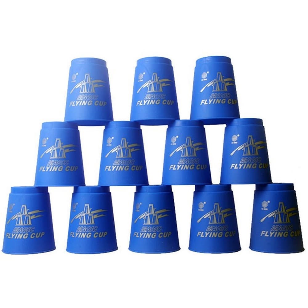 CloudBabyStack Cup แก้วสแต็ค Stack Magic Flying Cup ชุดละ12ใบ ของเล่นเสริมพัฒนาการ รูปที่ 1