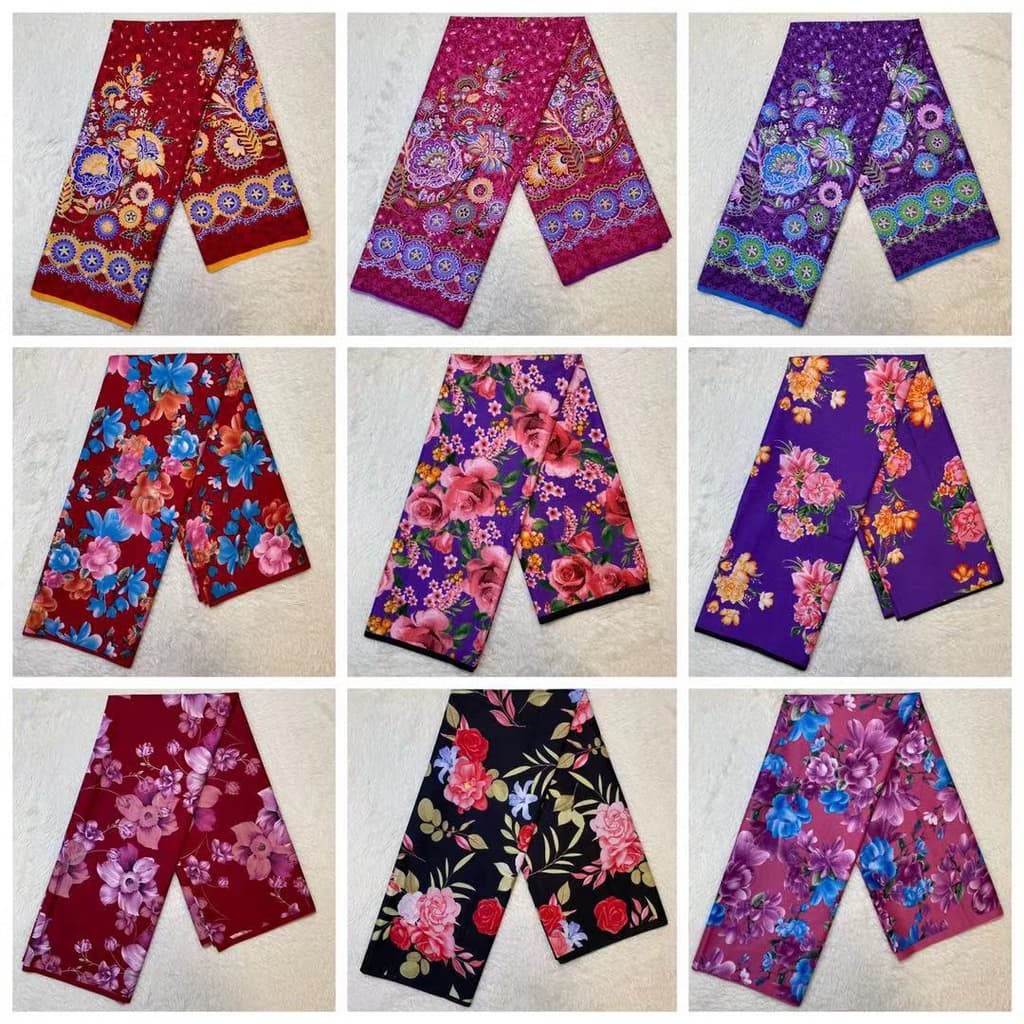 ผ้าถุงคุณภาพดี ผ้าบาติก ลายปาเต๊ะ BATIK กว้าง 2 เมตร เย็บเรียบร้อย ลายใหม่ที่สุดใน shopee V.2 มีเก็บเงินปลายทางนะคะ รูปที่ 7