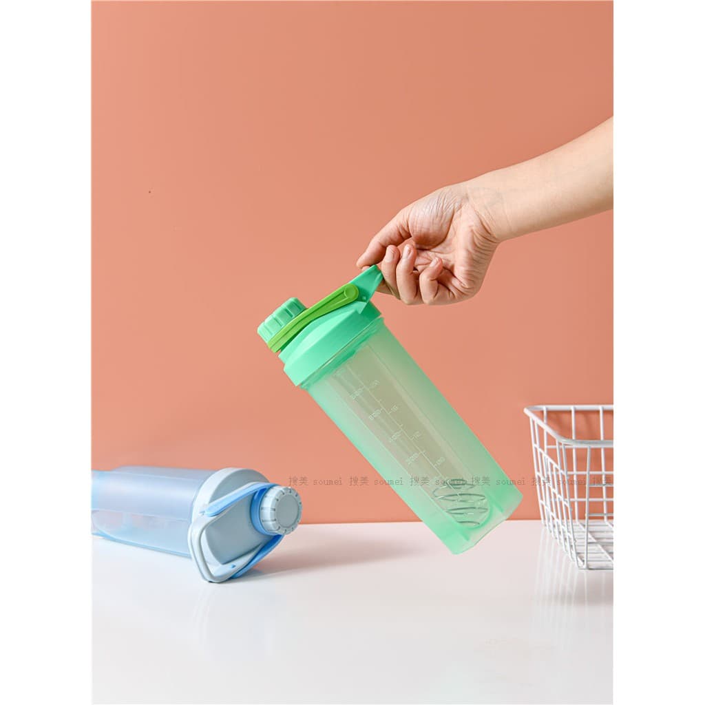 แก้วเชคโปรตีน shaker 700 ml มีสปริงบอลทุกใบ และมีหน่วยวัดปริมาณน้ำ รูปที่ 7